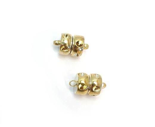 Magnetic Clasps, Zamak, Gold, MG4 - 10mm