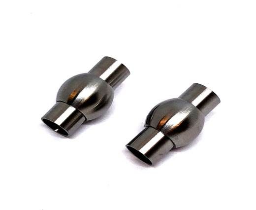 Stainless Steel Magnetic Clasp,Matt,MGST-01 6mm
