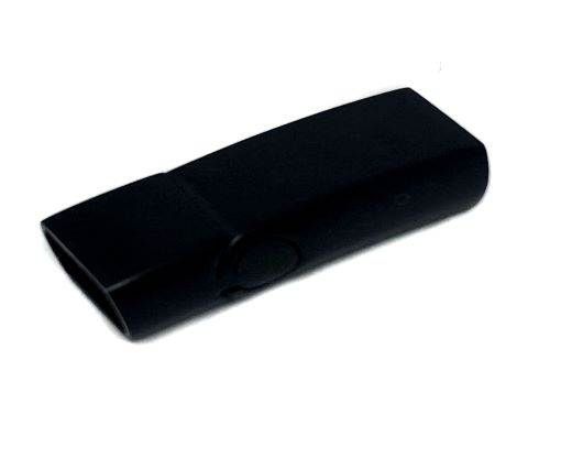 Stainless Steel Magnetic Clasp,Black,MGST-181-11*6mm