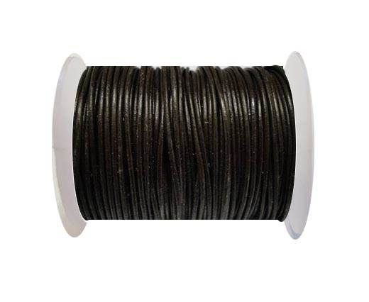 Cordoncino di cuoio SE-Marrone - 1mm