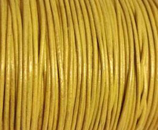 Round Leather Cord -1mm- METALLIC GOLD