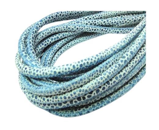 Round stitched nappa leather cord 4mm-Raza Jeans
