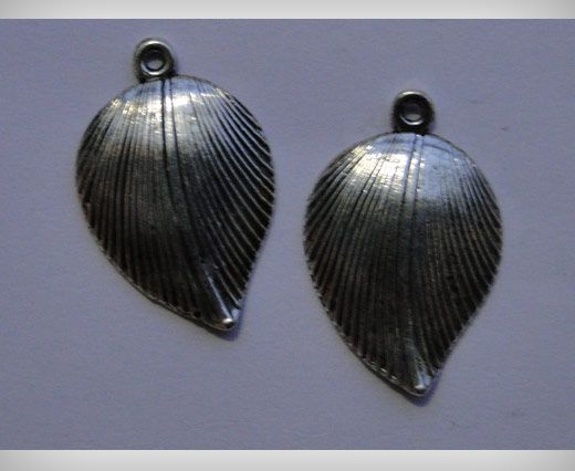 Zamak Silver Plated Bead CA-3088
