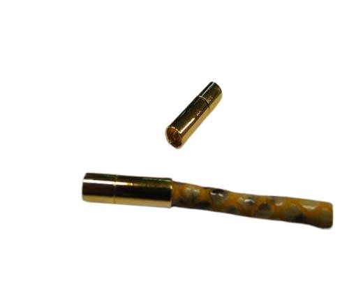 Zamak magnetic claps MGL-06-4mm-gold