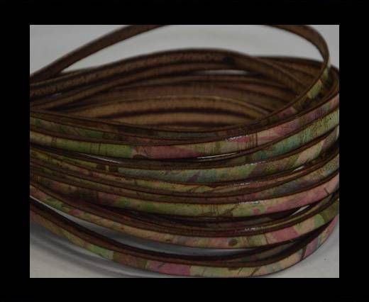 Flat Leather Italian - 5mm - Multi color 1