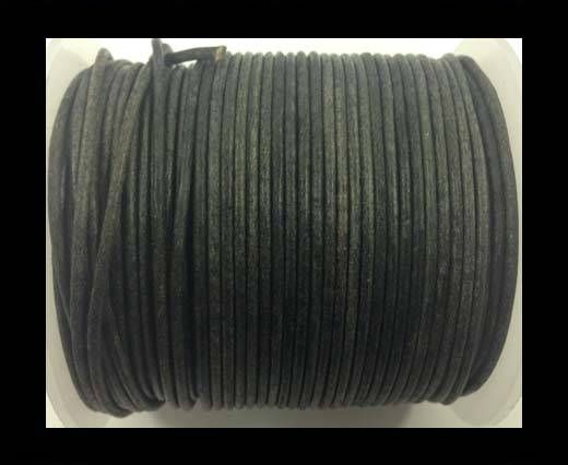 Round Leather Cord-1,5mm-vintage black