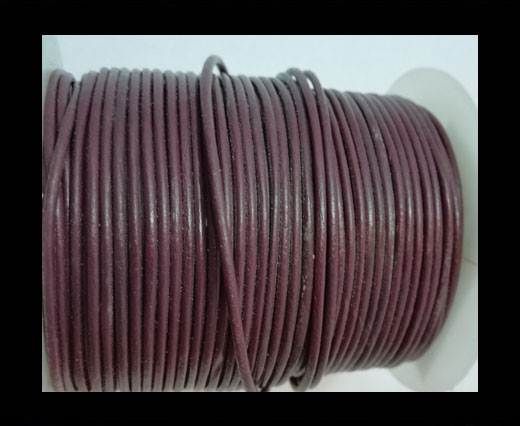 Round Leather Cord-1,5mm-plain-FUCHSIA