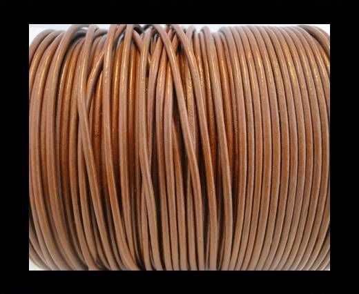 Round Leather Cord SE/R/04-Chocolate - 2mm