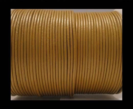 Round Leather Cord SE/R/15-Camel - 2mm