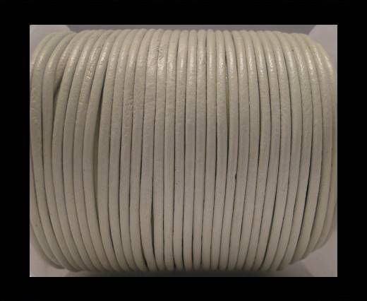 Round Leather Cord SE/R/06-White - 2mm