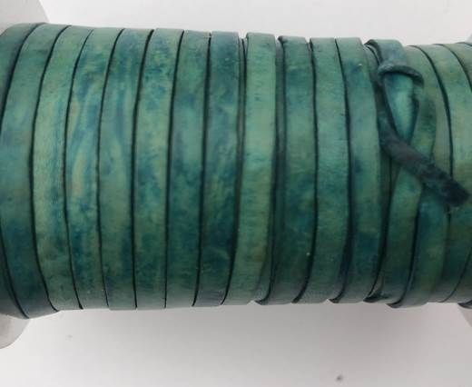 Cowhide Leather Jewelry Cord -3mm-Turquoise