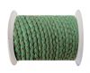 Round Braided Leather Cord SE/B/540-Mint - 6mm