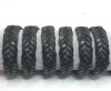 15mm-Flat Braided-Black