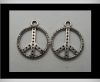 Zamak Silver Plated Bead CA-3248