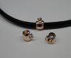 Zamak part for leather CA-4739-Rose gold