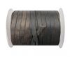 Cowhide Leather Jewelry Cord -3mm-Dark Grey