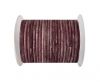Round leather cord-4mm- Vintage Bordeaux(037)