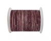 Round leather cord-3mm- Vintage Bordeaux(037)