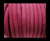 Synthetic nappa leather 6mm-Fabric Style- fuchsia