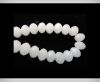 Faceted Glass Beads-6mm-White-Jade