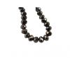 Faceted Glass Beads-3mm-Metallic Black