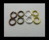 Brass jump ring FI-7028-0.8*5mm-GOLD