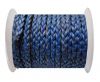 Flat 3-ply Braided Leather-SE-B-Dark Blue-3MM