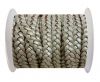 Choti-Flat 3-ply Braided Leather -SE M.Silver