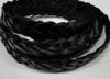Flat braided cords 14 mm - SE/PB/Black