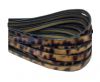 Flat Italian Leather-5mm- Leopard Marrone