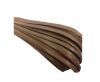 Flat leather Italian  - 4 mm - dark natural