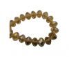 Faceted Glass Beads-3mm-Topaz-AB