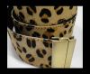 Hair-On Leather Belts-Leopard BigSpot-40mm