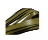 Italian Flat Leather 10mm-Olive Green