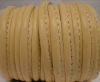 Round stitched nappa leather cord 5MM-Natural
