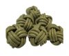 Leather Beads -12mm-Light Khaki