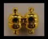brass Magnetic clasp MG6-10mm-Gold