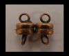 brass Magnetic clasp MG16-Antique Copper