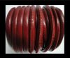 imitation Nappa leather 6mm - Fine-Red