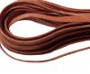 Nappa Leather Flat -10mm-Lizard Malboro Red