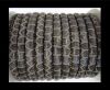 faux nappa leather 6mm Snake-Patch-Style -Dark Grey