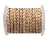 Round Braided Bolo Cords - 4mm - natural