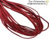 Flat Nappa Leather -3mm- Raza Red