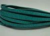 Real Flat Leather-LA VIE EST BELLE-Turquoise