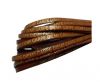 Real Flat Leather-CARPIDIEM-Brown with gold