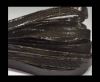 Real Nappa Flat Leather cords -Lizard-Dark Brown-10mm