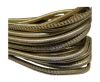Real Nappa Round-Plain Styles-4mm-Metallic gold