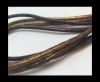 Real Phython Cords Round- 6mm Multi Bronze