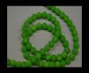 Round Glass beads 8mm - Neon Green