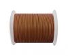 Round leather cord-2mm-burnt sienna